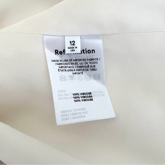 Reformation Delevan Top in Gossamer - Picture 9 of 11